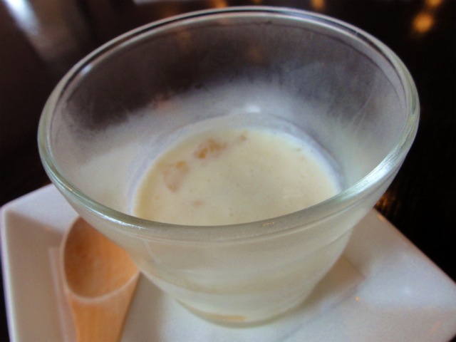 白桃の冷製スープ