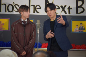 瀬尾亮太（左）、有福勇翔（右）